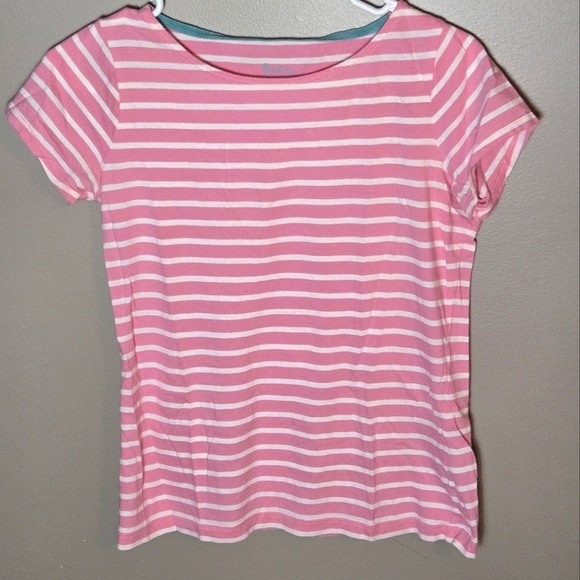 Bundle Of 3 Boden 100% Cotton Striped Short Sleeve Elevated Basic Shirts, Size 6 - Picture 4 of 4